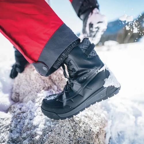 Columbia Bugaboot Celsius cizme de zăpadă pentru bărbați negru/șobolan