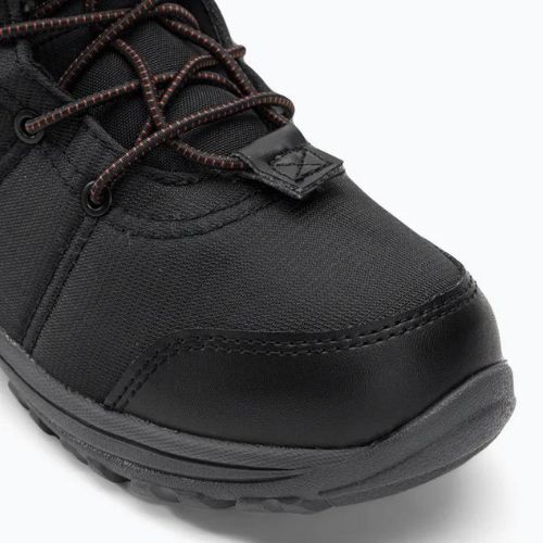 Columbia FAIRBANKS Omni-Heat cizme de drumeție pentru tineret negru/roșu de picătură