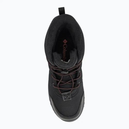 Columbia FAIRBANKS Omni-Heat cizme de drumeție pentru tineret negru/roșu de picătură