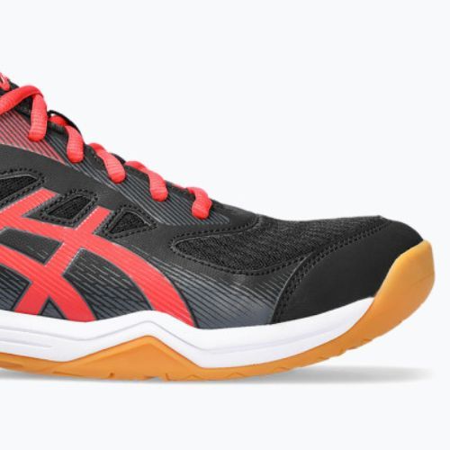 Pantofi de squash pentru bărbați ASICS Upcourt 5 negru / roșu clasic