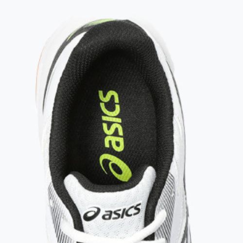 Pantofi de squash pentru bărbați ASICS Upcourt 5 alb / galben de siguranță