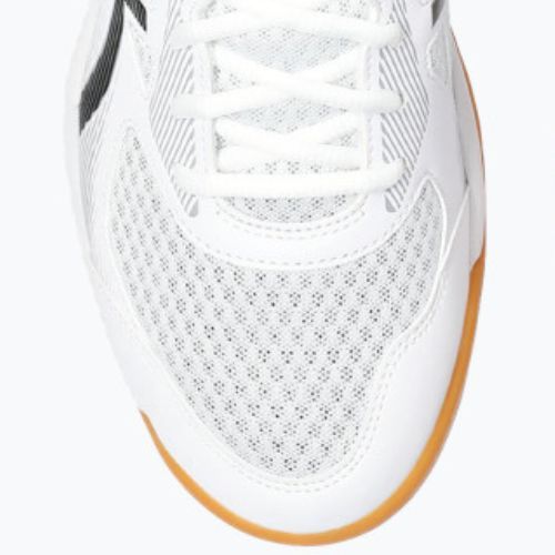 Pantofi de squash pentru bărbați ASICS Upcourt 5 alb / galben de siguranță