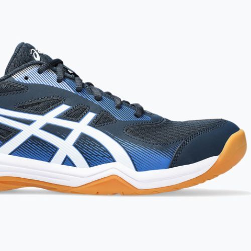 Pantofi de squash pentru bărbați ASICS Upcourt 5 albastru francez / alb