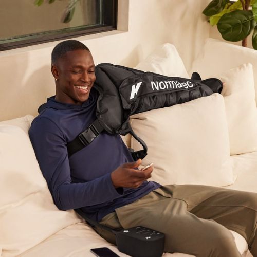 Normatec mâneci de compresie negru