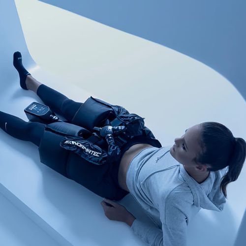 Pantaloni scurți de recuperare a șoldurilor Normatec negru