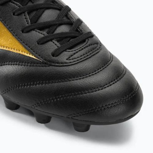 Mizuno Morelia II Club MD ghete de fotbal pentru bărbați negru/aur/umbră întunecată