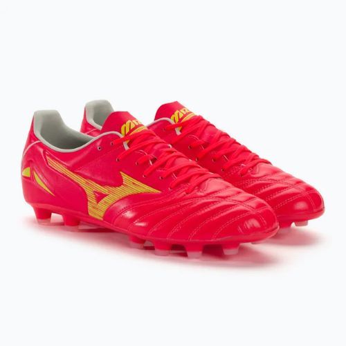 Mizuno Morelia Morelia Neo IV Pro MD ghete de fotbal pentru bărbați flery coral2/ bolt2/ flery coral2
