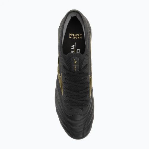 Mizuno Morelia Morelia Neo IV Beta JP MD ghete de fotbal pentru bărbați negru/auriu/negru