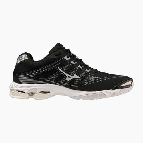 Pantofi de volei pentru bărbați Mizuno Wave Voltage negru / argintiu