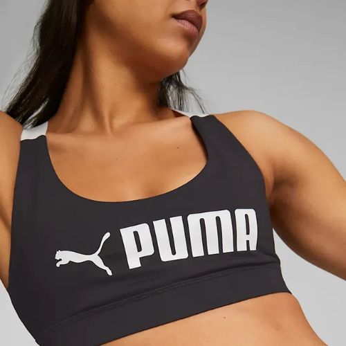 PUMA Mid Impact sutien de fitness Puma Fit puma negru