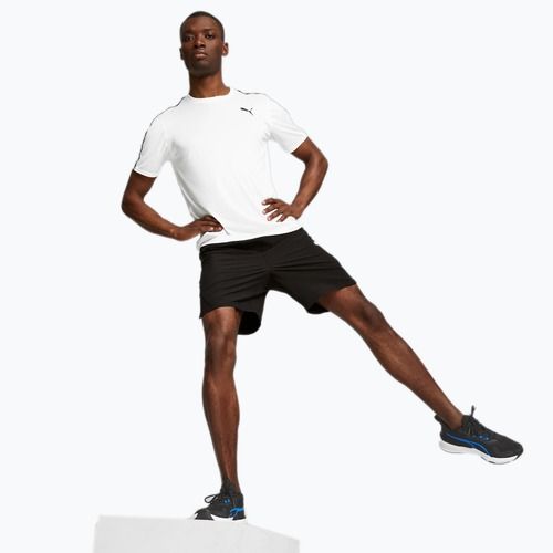 Tricou de antrenament pentru bărbați PUMA Essentials Taped puma alb