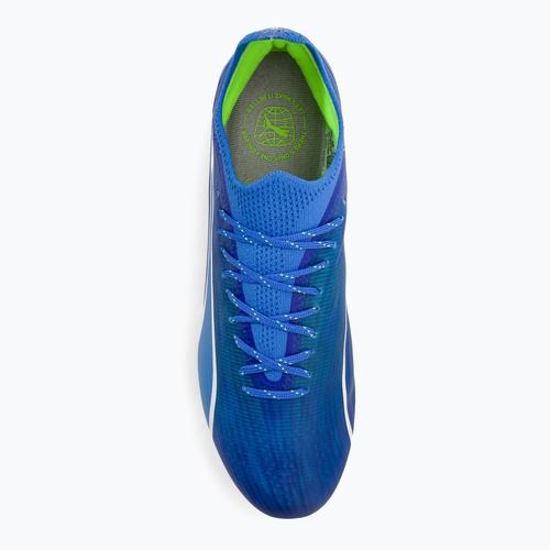 PUMA Ultra Ultimate FG/AG ghete de fotbal pentru bărbați ultra blue/puma white/pro green