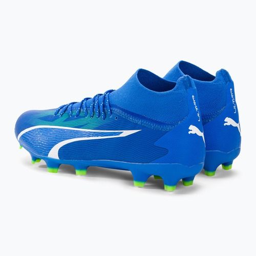 PUMA Ultra Pro FG/AG ghete de fotbal pentru bărbați ultra blue/puma white/pro green