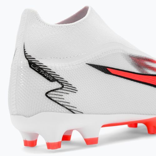PUMA Ultra Match+ Ll FG/AG ghete de fotbal pentru bărbați puma alb/puma negru/fire orchid