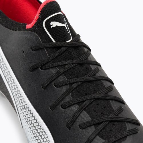 Ghete de fotbal pentru bărbați PUMA King Ultimate FG/AG puma negru/puma alb