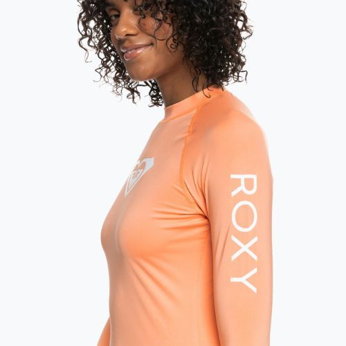 ROXY Whole Hearted papaya de înot cu mânecă lungă pentru femei