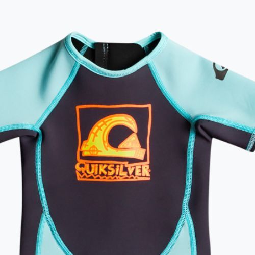 Spumă de înot pentru copii Quiksilver 1,5 mm Toddler SS SP spumă de înot pentru copii negru/jet negru/albastru angelic