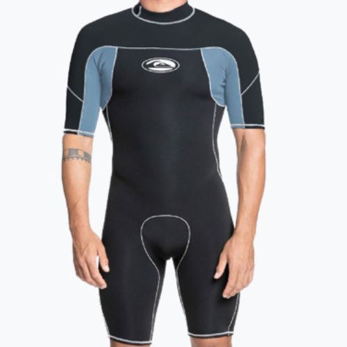 Quiksilver bărbați 2/2 Capsule Saturn Saturn SS SP negru / albastru provincial costum de neopren negru / albastru provincial