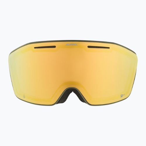 Alpina Nendaz Q-Lite S2 ochelari de schi Alpina Nendaz Q-Lite S2 olive mat/auriu