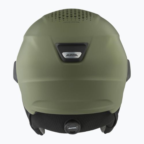 Cască de schi Alpina Alto Q-Lite olive matt