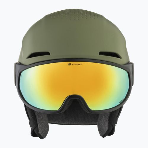 Cască de schi Alpina Alto Q-Lite olive matt