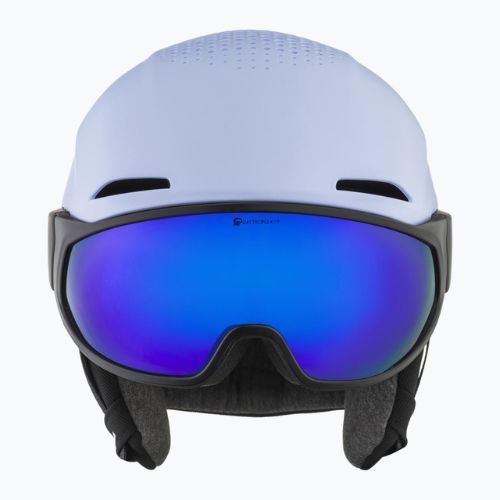 Cască de schi Alpina Alto Q-Lite liliac/negru mat