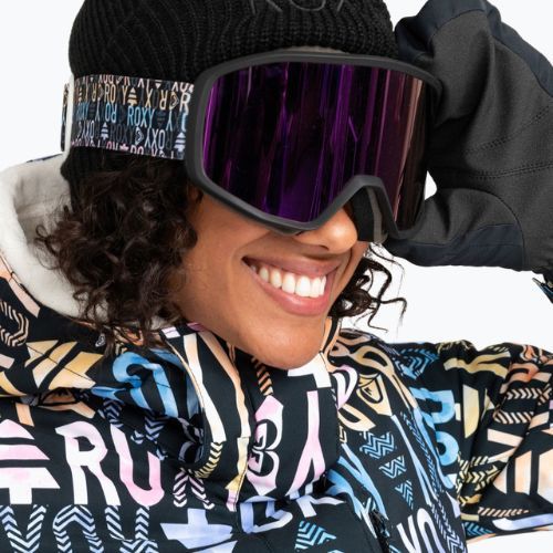 Ochelari de snowboard pentru femei ROXY Izzy sapin/purpuriu ml