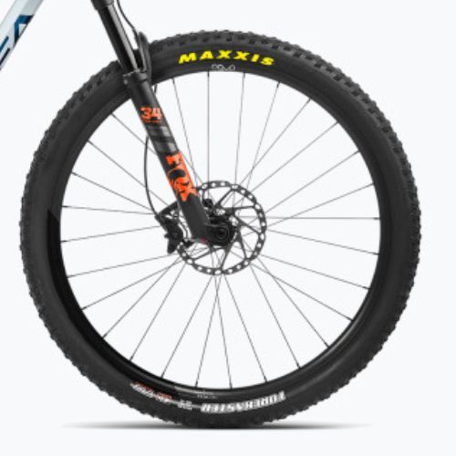 Orbea Oiz M20 2023 halo argintiu/albastru carbon view mountain bike