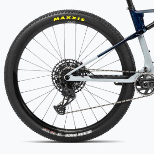 Orbea Oiz M20 2023 halo argintiu/albastru carbon view mountain bike
