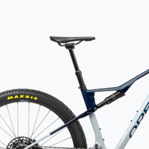 Orbea Oiz M20 2023 halo argintiu/albastru carbon view mountain bike