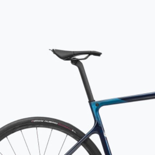 Orbea Orca M20i Team 2023 albastru de carbon vedere / titan biciclete de drum rutier
