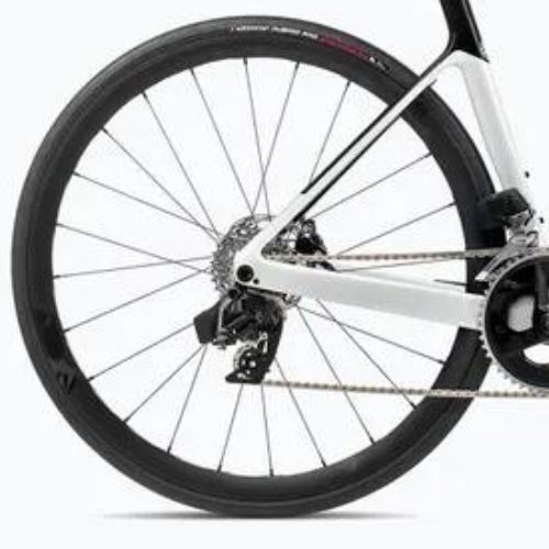 Orbea bicicletă de șosea Orca M31e LTD 2023 alb chic/negru