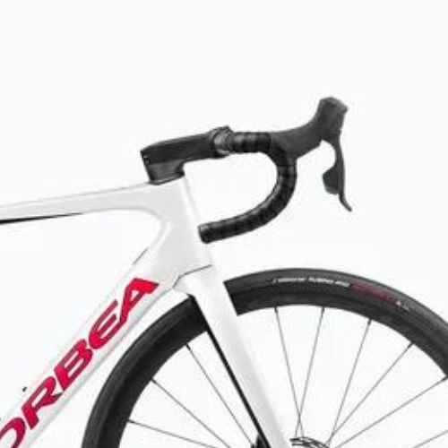 Orbea bicicletă de șosea Orca M31e LTD 2023 alb chic/negru
