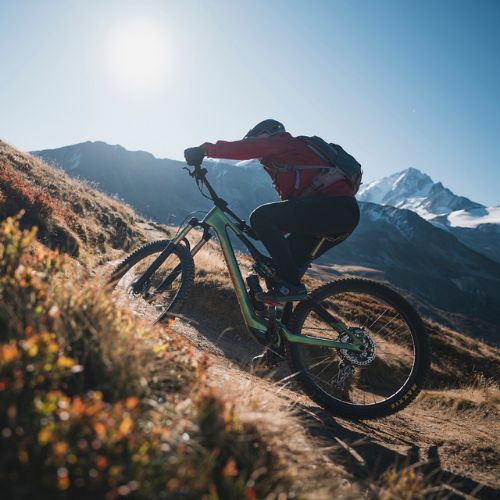 Bicicleta electrică Orbea Rise M-LTD 42V 360Wh 2023 chameleon goblin verde/negru Orbea Rise M-LTD 42V 360Wh 2023 goblin verde/negru