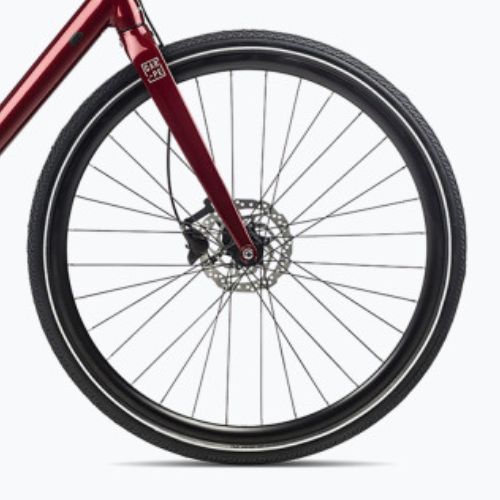 Bicicleta de oraș Orbea Carpe 20 roșu închis metalizat