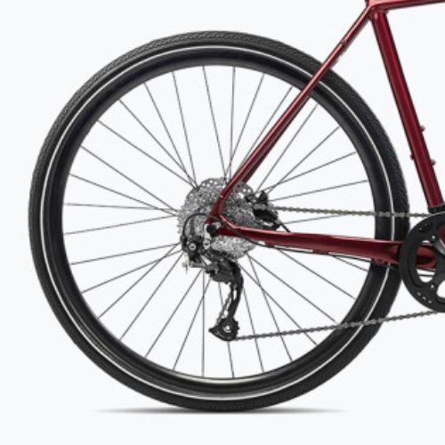 Bicicleta de oraș Orbea Carpe 20 roșu închis metalizat