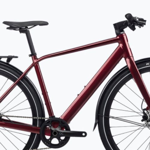 Bicicleta electrică Orbea Vibe H30 EQ 36V 248Wh 2023 roșu închis metalizat Orbea Vibe H30 EQ 36V 248Wh 2023