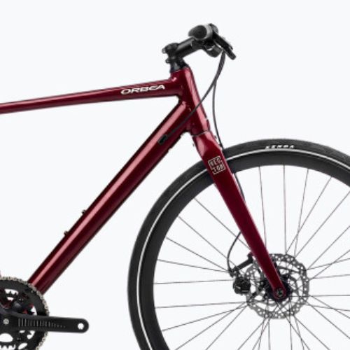 Orbea Vector 30 2023 bicicletă de oraș roșu închis metalic