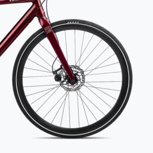 Orbea Vector 30 2023 bicicletă de oraș roșu închis metalic