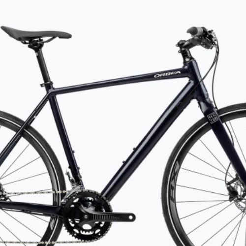 Orbea Vector 10 2023 bicicletă de oraș negru noapte metalică