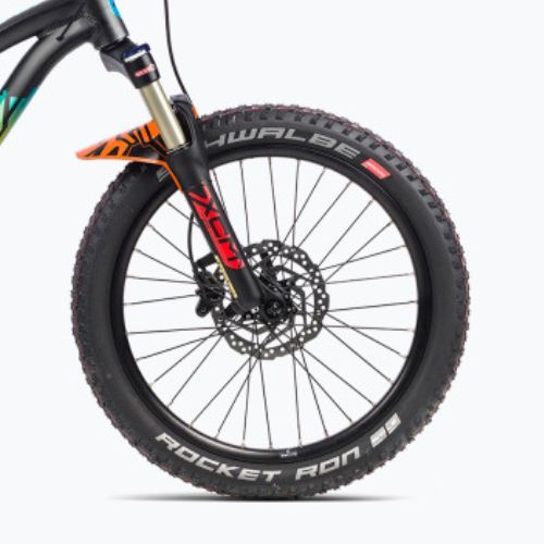 Bicicleta pentru copii Orbea Laufey 20 H20 2023 negru curcubeu