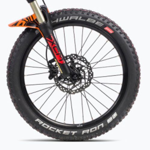 Bicicleta pentru copii Orbea Laufey 20 H20 2023 gri albăstrui/roșu aprins