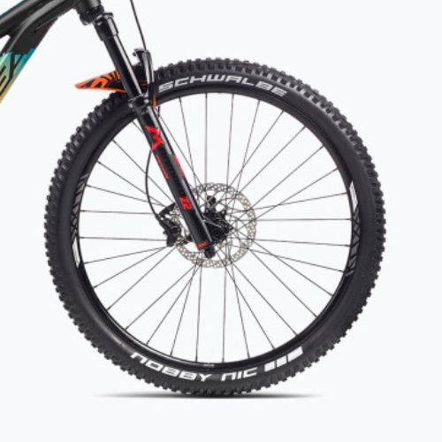 Bicicleta pentru copii Orbea Laufey 27 H10 2023 negru mat/curcubeu