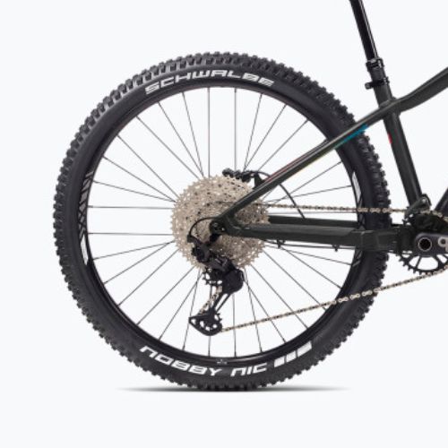 Bicicleta pentru copii Orbea Laufey 27 H10 2023 negru mat/curcubeu