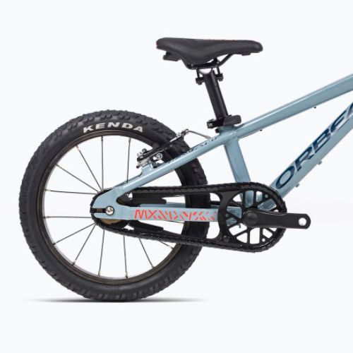 Orbea MX 16 2023 bicicletă pentru copii gri albăstrui/roșu aprins