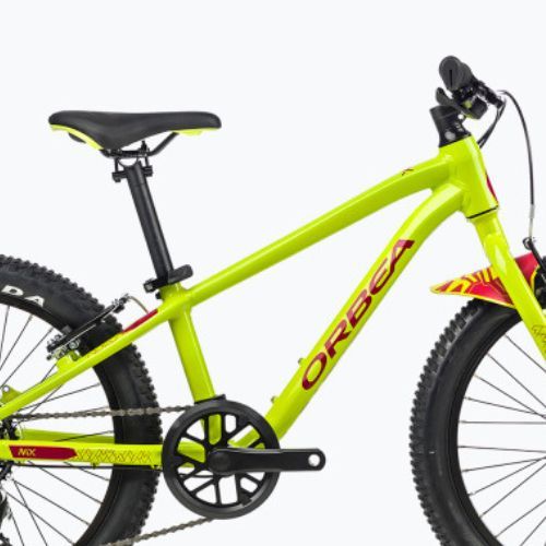Bicicletă pentru copii Orbea MX 20 Dirt 2023 verde lime/roșu pepene roșu