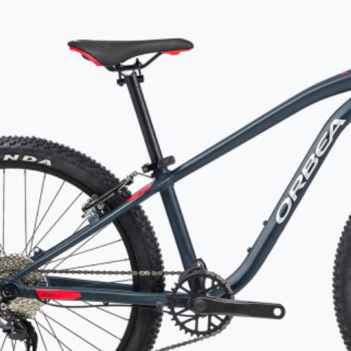 Bicicleta pentru copii Orbea MX 24 Team 2023 albastru indigo roșu aprins