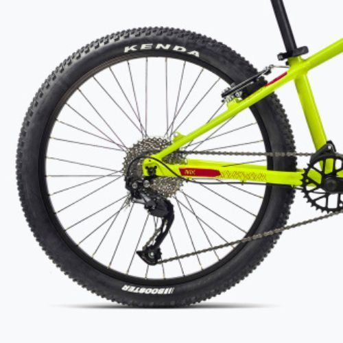 Bicicletă pentru copii Orbea MX 24 Team 2023 verde lime/roșu pepene roșu