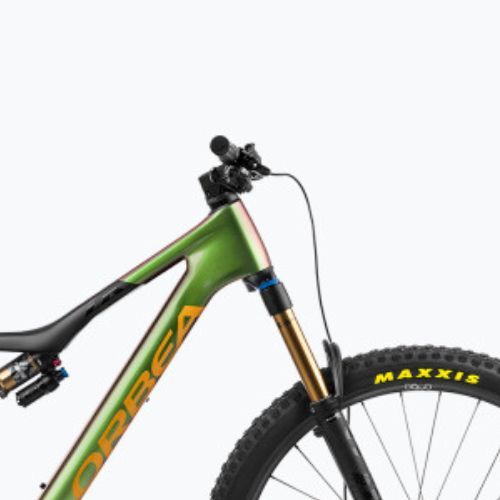 Bicicleta electrică Orbea Rise M10 42V 360Wh 2023 chameleon goblin verde / negru