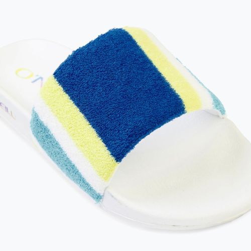 O'Neill Brights Slides pentru femei O'Neill Brights Slides flip-flops cu dungi albastre de prosop